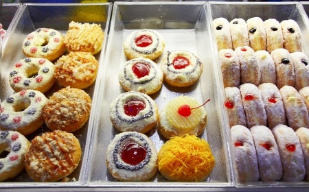 Doughnuts on Trays
