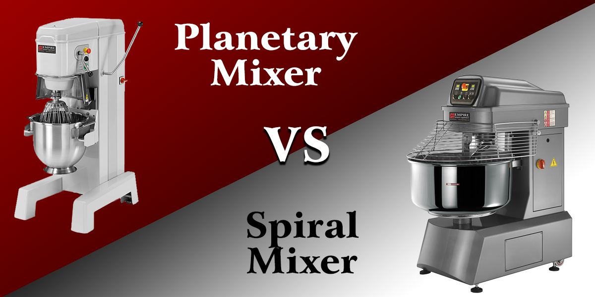 Planetary VS Spiral Mixers: What’s the Difference?