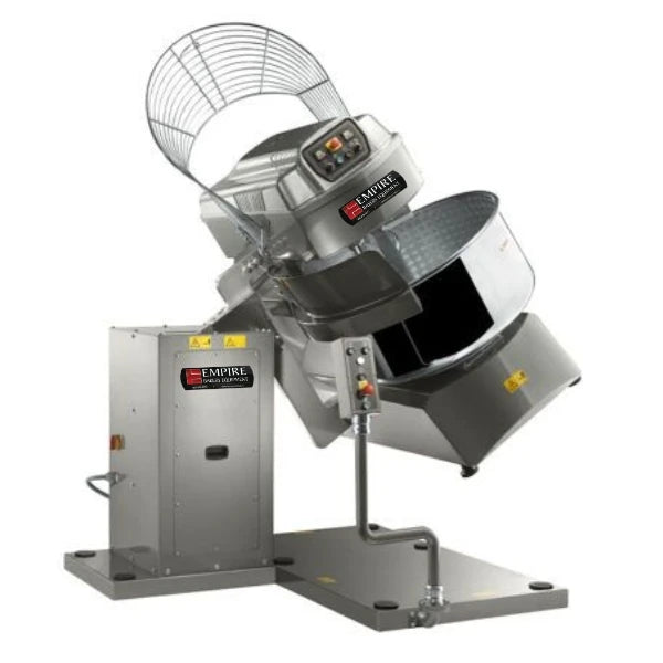 overturnable spiral mixer in action