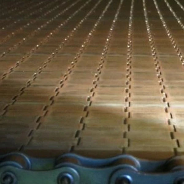 close up of the conveyor surface of the cyclothermic tunnel oven