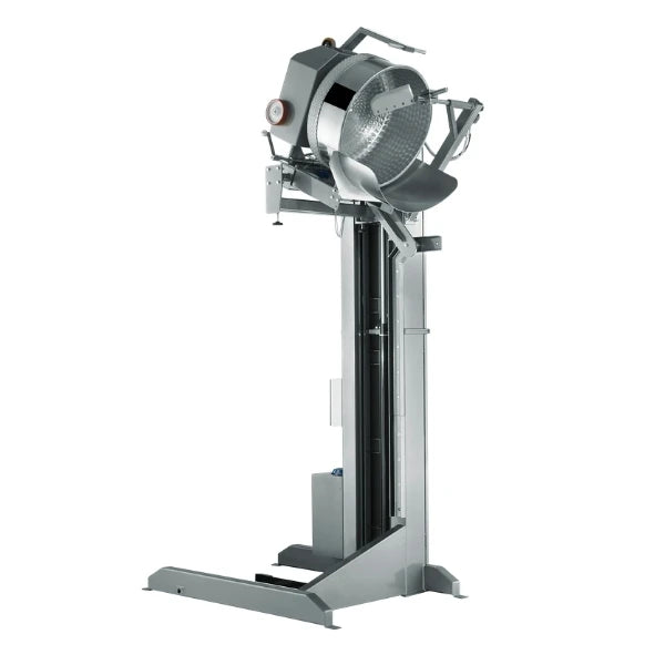 A heavy-duty removable bowl lift spotlight with a metal frame, adjustable height, shown on a solid white background.
