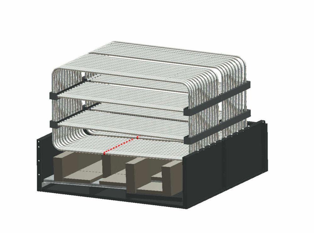 Heizkörper für Pizzaofen GGF 1500W 230V Länge 1062mm Breite 141mm 1/4 | 80.000 Gastro Ersatzteile online kaufen bei