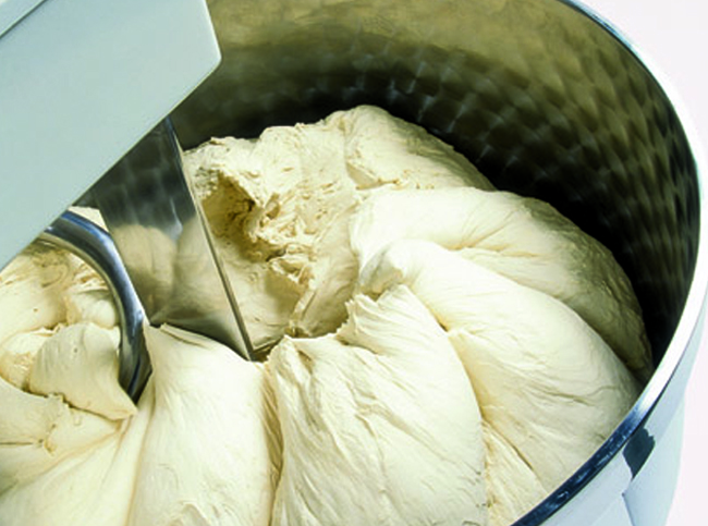 Hand mixing 2024 bread dough