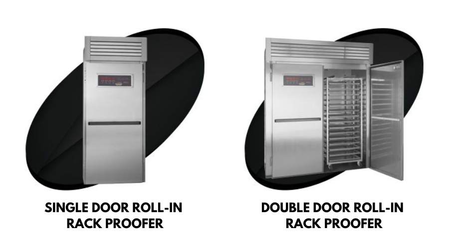 Dough Proofers of various sizes are available for bakeries large and small. 